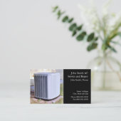 ACサービスおよび修理名刺 名刺 (スタンド正面)