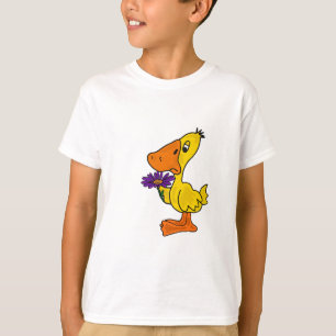ACデイジーの漫画のワイシャツを持つアヒル Tシャツ
