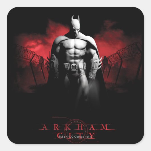 ACポスター – あなたはここで安全ではない スクエアシール (正面)