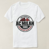 ACミランイタリア Tシャツ (デザイン正面)