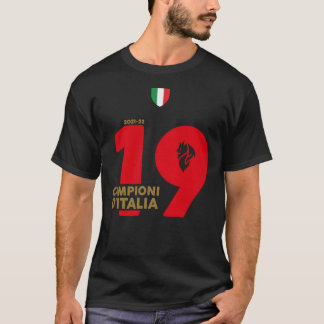 ACミランカメーニD&X27；イタリアのイタリアのチャンピオン Tシャツ