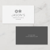 ACモダン加熱および冷却HVAC 名刺 (正面/裏面)