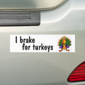 AC七面鳥のバンパーステッカーのためのIブレーキ バンパーステッカー (車上)