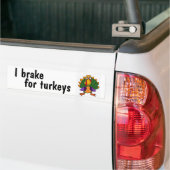 AC七面鳥のバンパーステッカーのためのIブレーキ バンパーステッカー (トラック上)