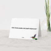 AC熱狂する誕生日カード カード (裏面)