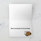 AC熱狂する誕生日カード カード (内部)