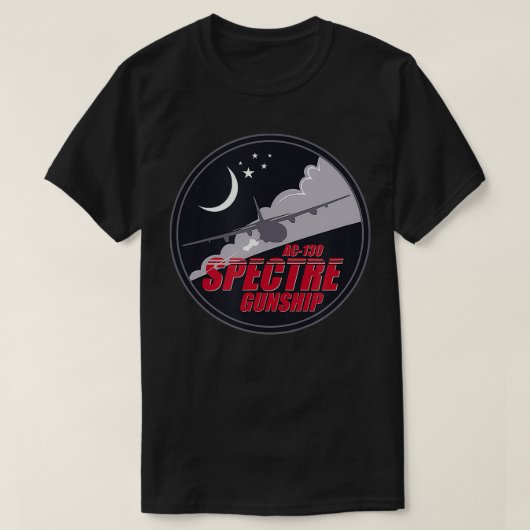 AC130スペクター銃撃戦 Tシャツ (デザイン正面)
