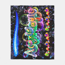 Ac3rMagicパーティーバブル フリースブランケット