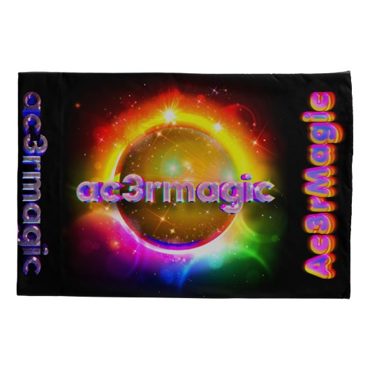 Ac3rMagic Space Pillowcase 枕カバー (裏面)