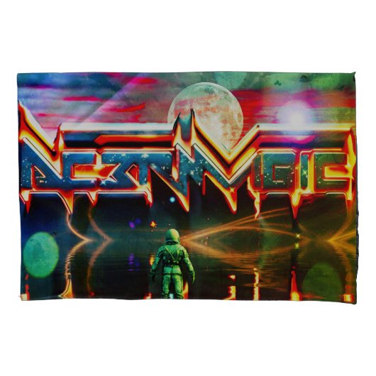 Ac3rMagic Spaceman Pillowcase  枕カバー (正面)