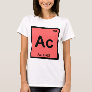 Ac - アキレス ギリシャ 化学元素周期表 tシャツ