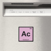 Ac - アクチニウム 化学 周期表 シンボル マグネット (インサイチュ (食洗機))