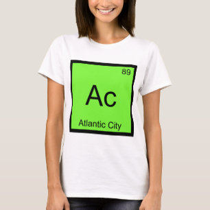 Ac -大西洋市化学要素T型 Tシャツ