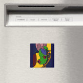 AC-抽象芸術アートツリーカエル マグネット (インサイチュ (食洗機))