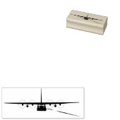 AC-130ガンシップ航空リフト飛行機フロントウッドスタンプ ラバースタンプ (押印)