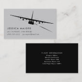 AC-130パイロットおよび乗務員の名刺 名刺 (正面/裏面)