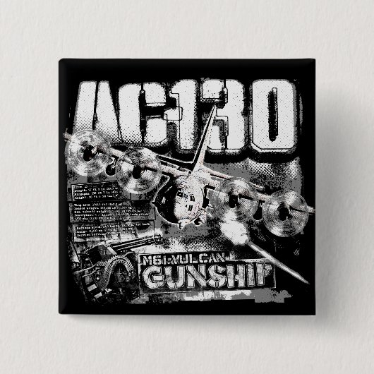 AC-130 缶バッジ (正面)