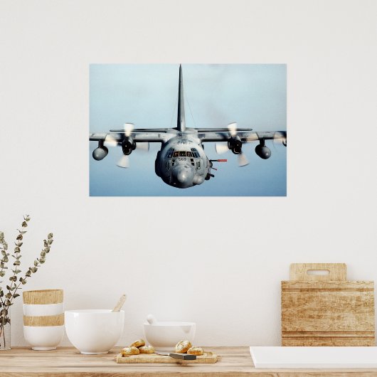 AC-130H Spectre Aircraft ポスター (キッチン)