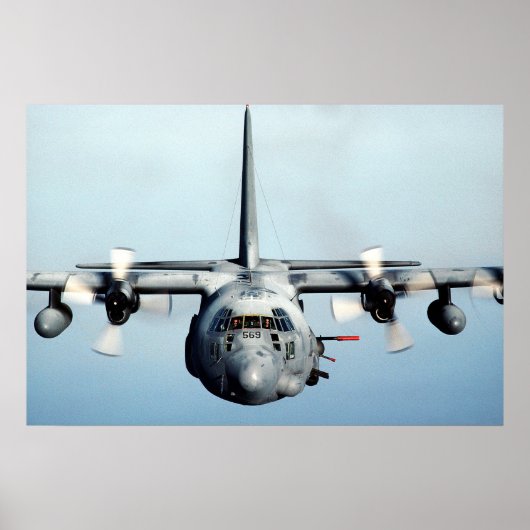AC-130H Spectre Aircraft ポスター (正面)