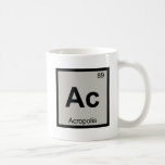 Ac - Acropolis Architecture Chemistry Symbol コーヒーマグカップ<br><div class="desc">Acはアクロポリスのための化学の科学をサポートし、他の人々はあなたはに使用された周期表から化学シンボルを取り出す製品のこのラインで笑う別の意味与えを完全に別の。</div>