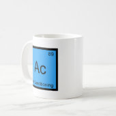 Ac - Air Conditioning Chemistry Elementシンボルティー コーヒーマグカップ (正面左)
