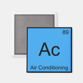 Ac - Air Conditioning Chemistry Elementシンボルティー マグネット (正面/裏面)