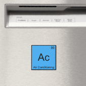 Ac - Air Conditioning Chemistry Elementシンボルティー マグネット (インサイチュ (食洗機))