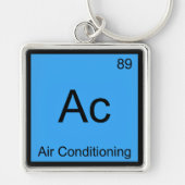 Ac - Air Conditioning Chemistry Element Symbol Tee キーホルダー (正面)