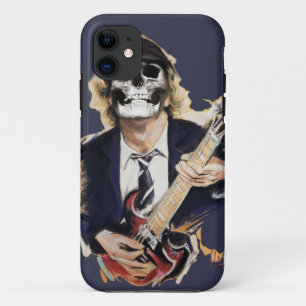 AC/DCのスカル iPhone 11 ケース