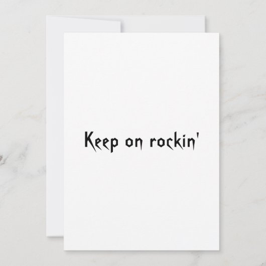 AC/DCの誕生日 招待状 (裏面)