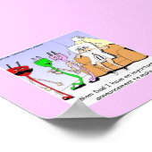 AC/DC配線人間関係おもしろいギフト(ゲイ/レズビアン) ポスター (角)