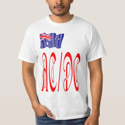 AC/DC音楽 Tシャツ (正面)