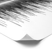 AC/DC – 黒いサウンドウェーブポスターに戻る ポスター (角)