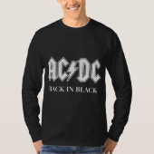 AC DC Back in Black Tシャツ (正面)