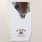 ac ranch serviette de plage ビーチタオル (正面)