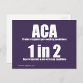 ACA既存の条件ポストカード ポストカード (正面/裏面)