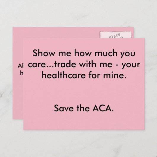 ACA ポストカード (正面/裏面)