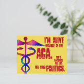 ACA My Life Your Politicsポストカード ポストカード (スタンド正面)