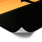 Acacia Elephant Sunset ポスター (角)