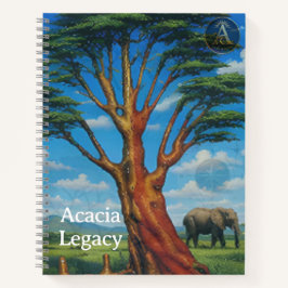 Acacia Legacy™: ブルーサバンナ | 博物館級アフリカ遺産文具 ノートブック