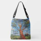 Acacia Legacy™: 博物館品質 | アフリカの伝統 クロスボディバッグ (正面)
