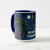 Acacia Legacy™ 月下のアカシア | アフリカの風景 マグカップ (正面左)