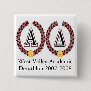 acadec2の西の谷の学術の10種競技2007-2008年 缶バッジ