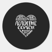 Academic coach, Instructional coach ラウンドシール (正面)