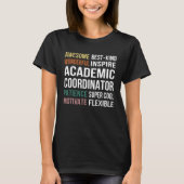 Academic Coordinator Appreciation Tシャツ (正面)