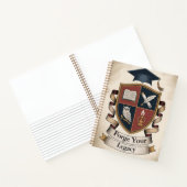 Academic Crest Builder | Customisable Collegiate ノートブック (内部)