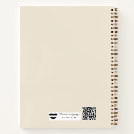 Academic Crest Builder | Customisable Collegiate ノートブック (裏面)