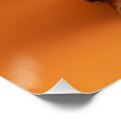 Academic Dachshund Portrait - Orange Sweater Dog ポスター (コーナー)