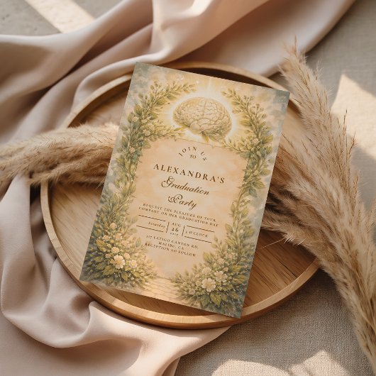 Academic Psychology Graduation 招待状