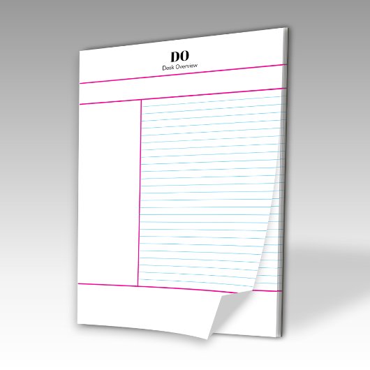 Academic School Monogram Name Lecture Notepad ノートパッド